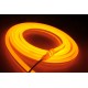 Светодиодный гибкий неон 12V, LED NEON - 17x9мм, цвет свечения - оранжевый